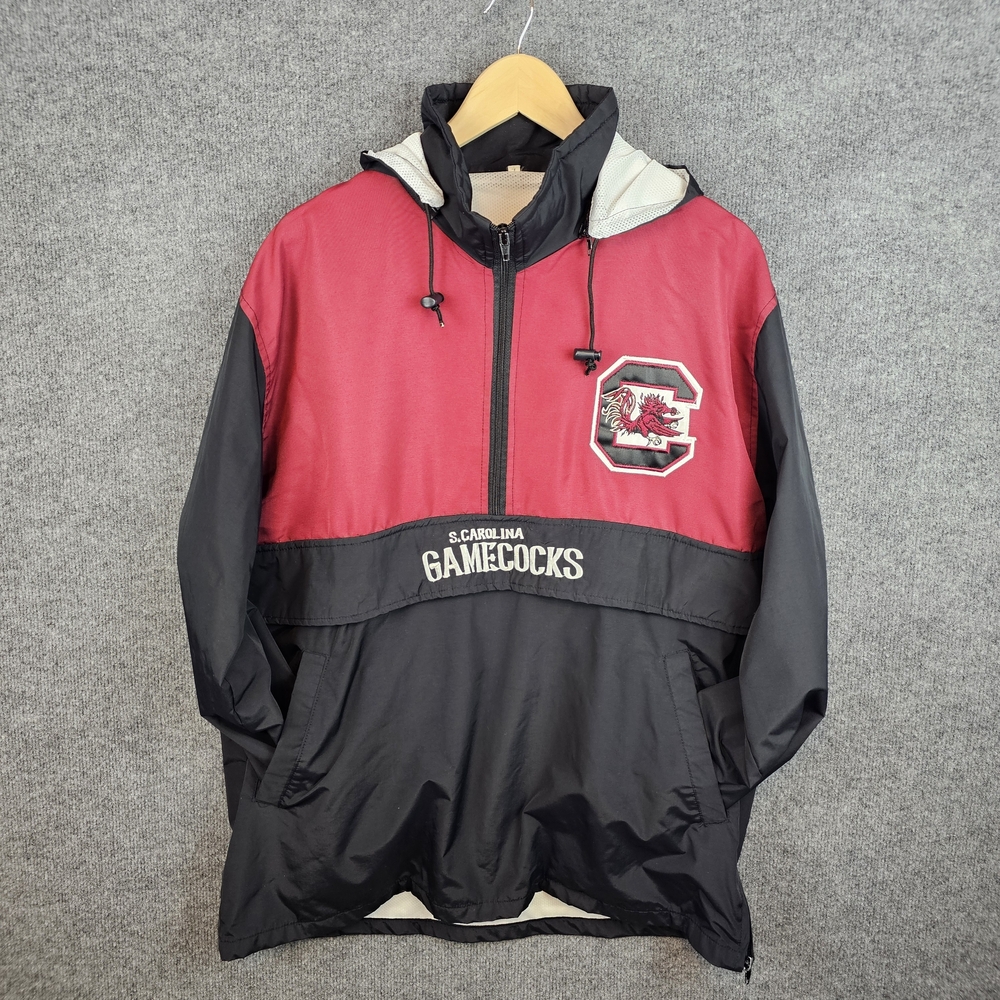 RARE:‎ Vtg 90s South Carolina Gamecocks Pullover Windbreaker Jacket